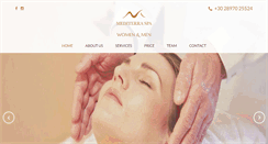 Desktop Screenshot of mediterraspa.com